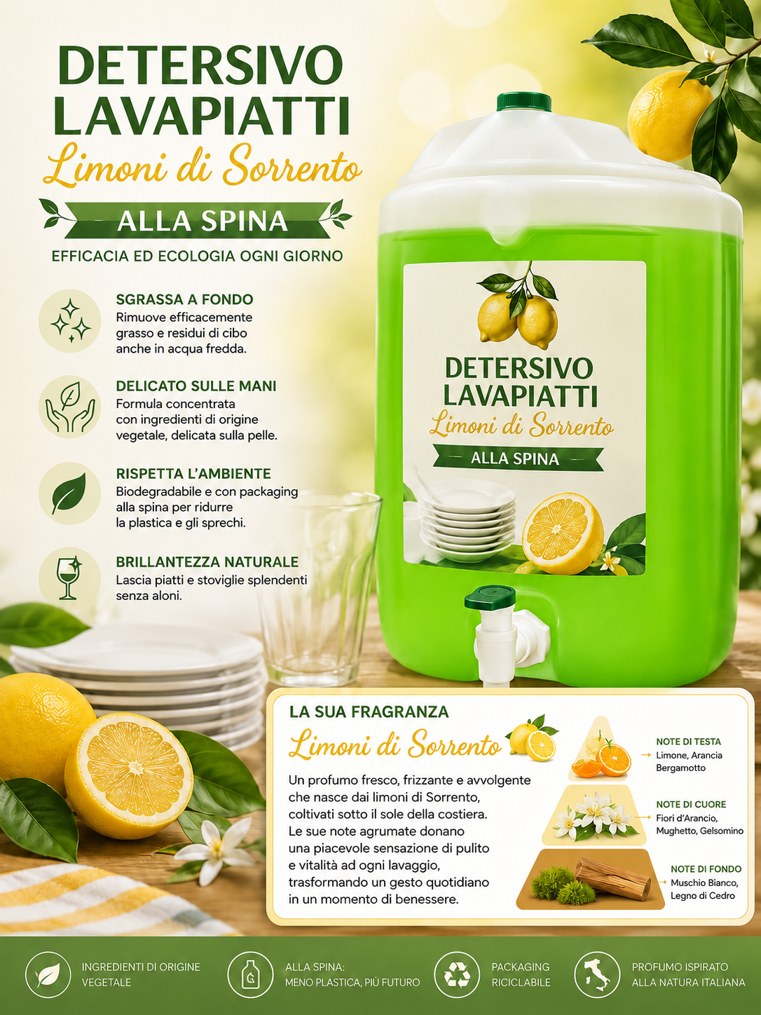 Lavapiatti limoni di Sorrento