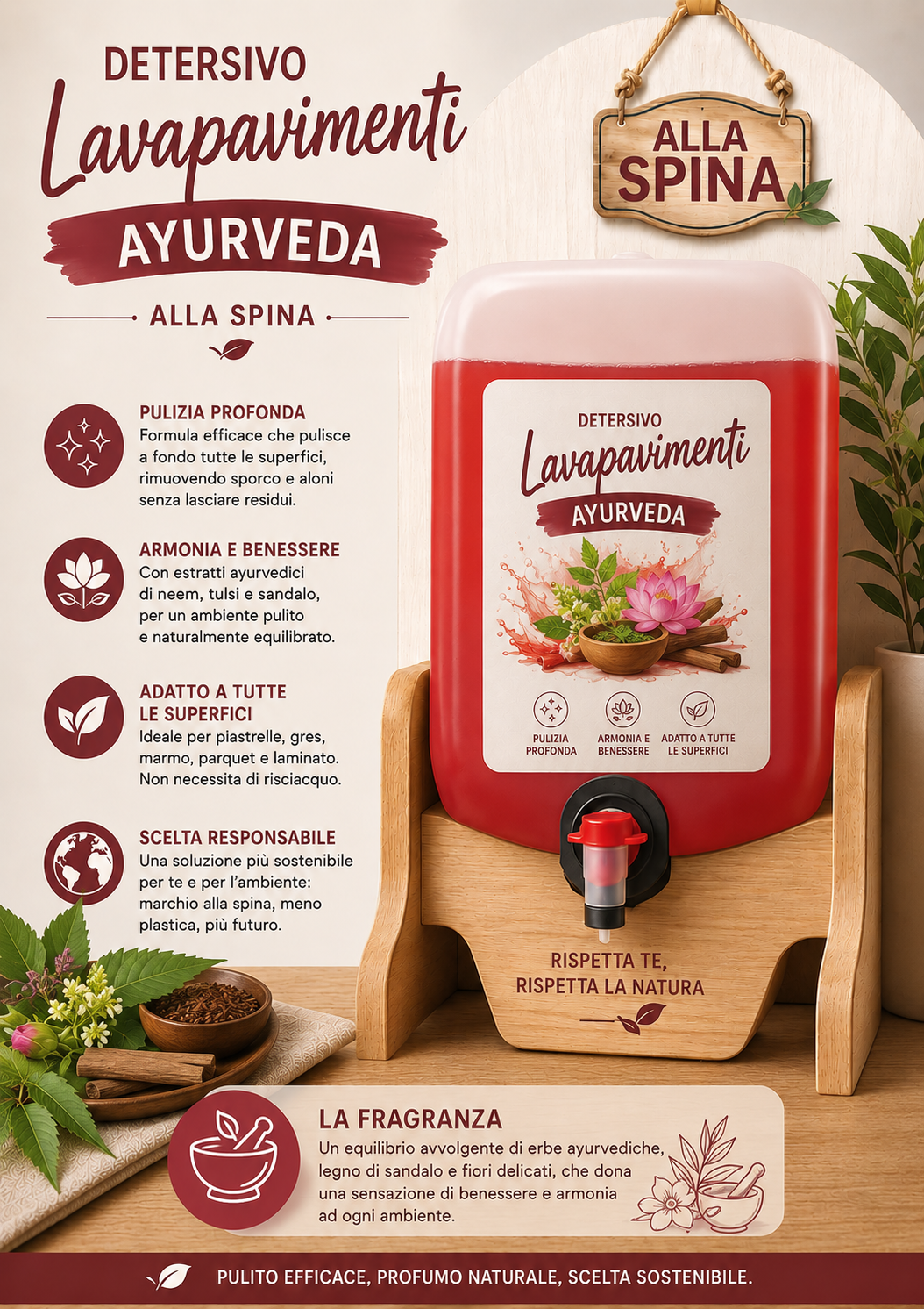 Lavapavimenti ayurveda