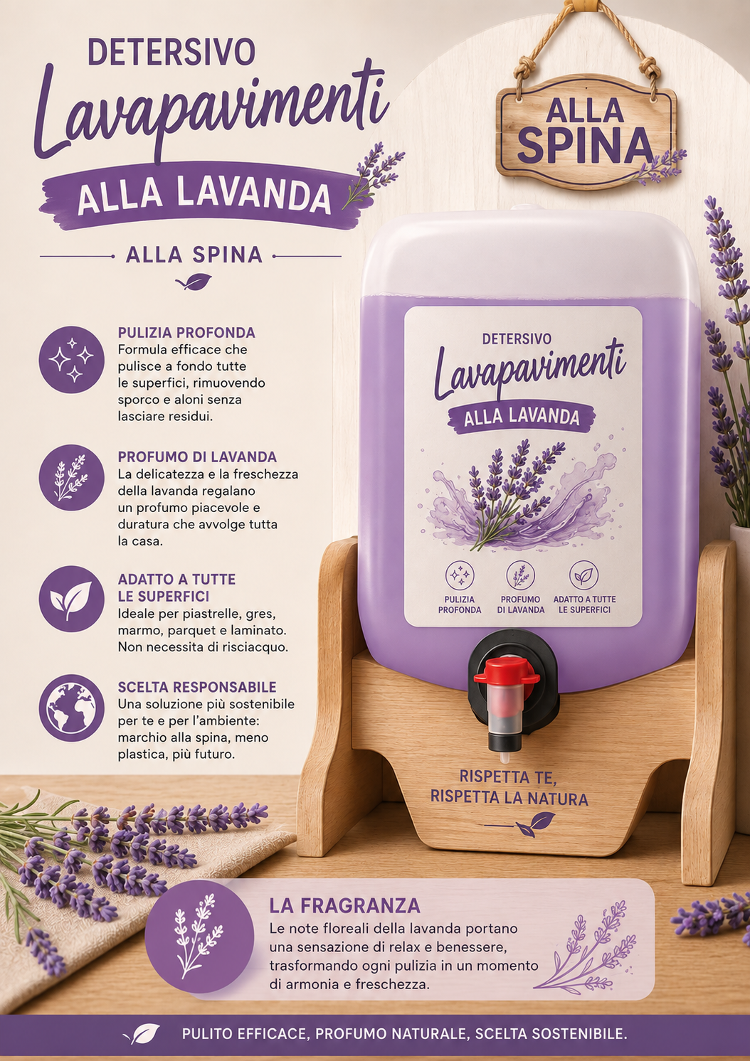 Lavapavimenti lavanda