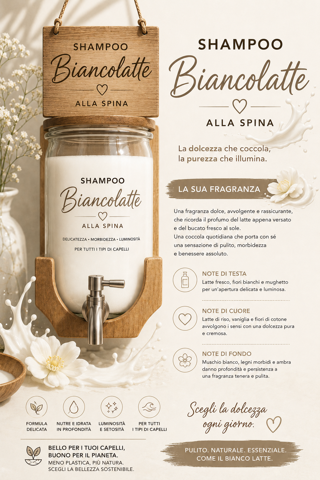 Shampoo biancolatte