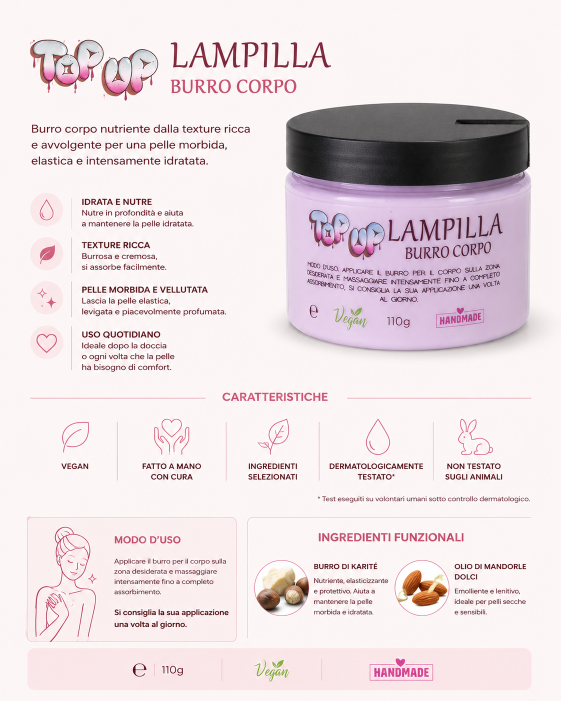 Burro corpo lampilla