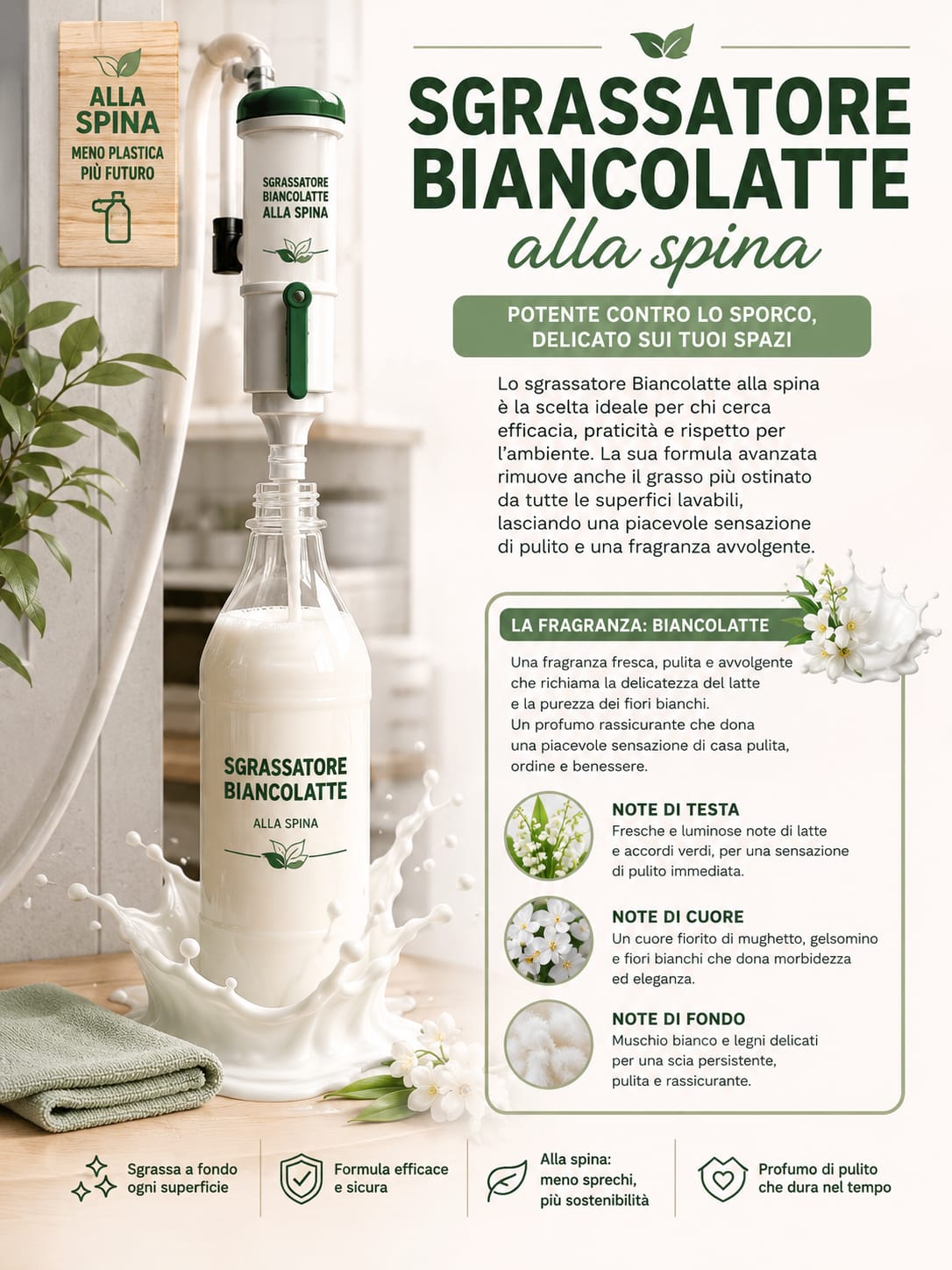 Sgrassatore biancolatte