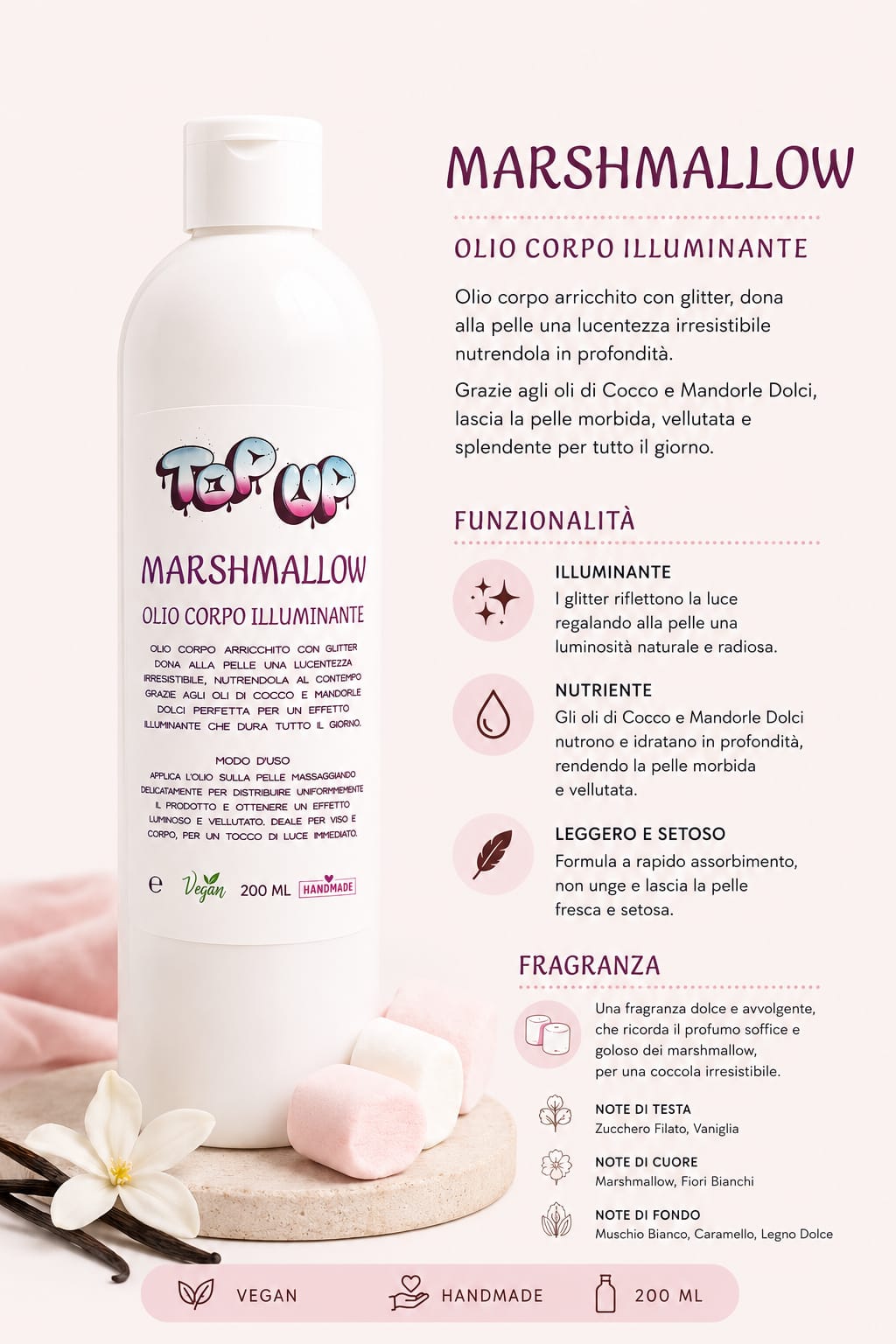 Olio corpo marshmallow