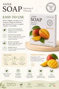 Sapone in fogli mango