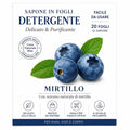 Sapone in fogli mirtillo