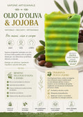 Sapone artigianale oliva e jojoba
