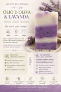 Sapone artigianale oliva e lavanda