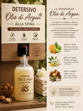 Detersivo a mano e in lavatrice olio di argan