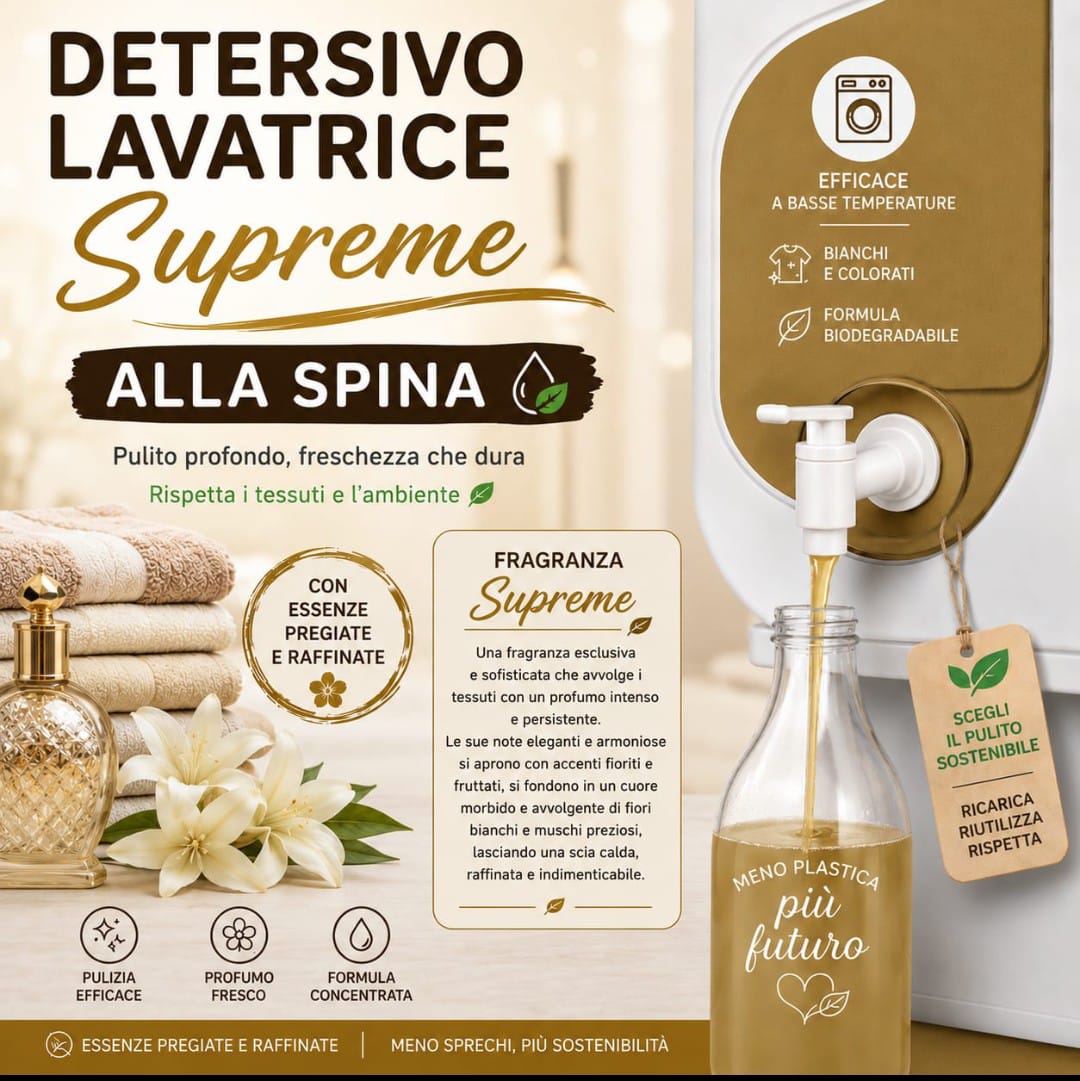 Detersivo a mano e in lavatrice supreme