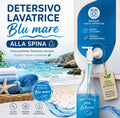 Detersivo a mano e in lavatrice blu mare