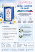 Cristalli di essenza petali di narciso