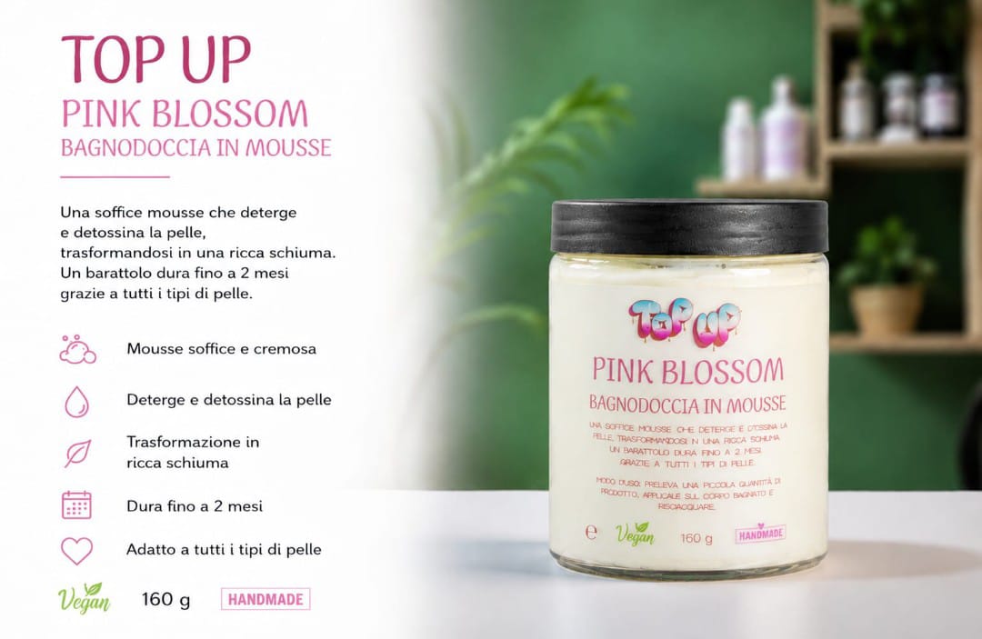 Bagnodoccia in mousse pink blossom