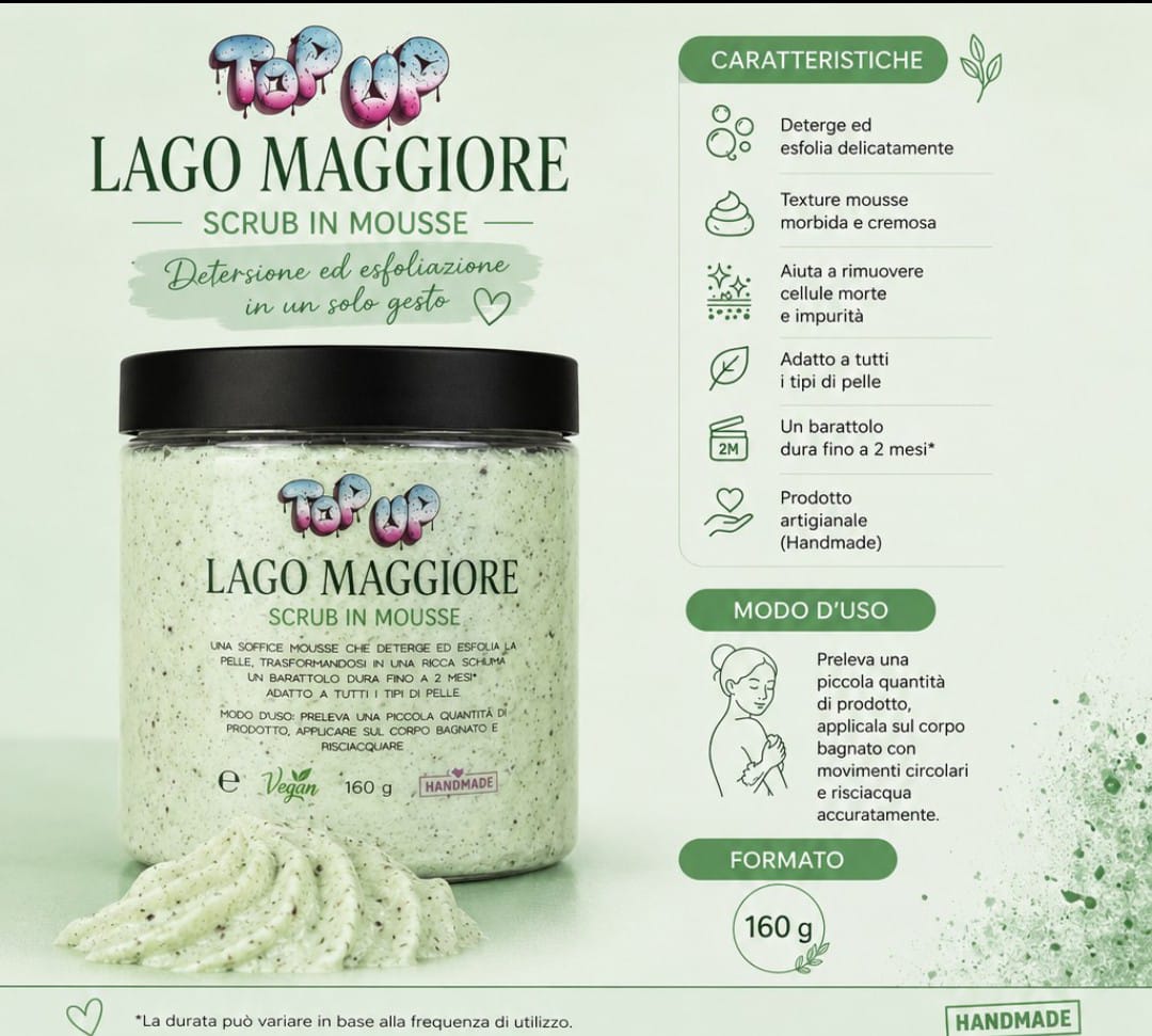 Scrub in mousse lago maggiore
