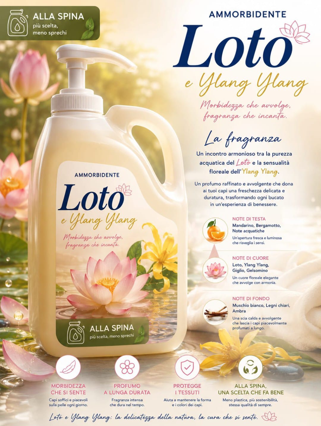 Ammorbidente loto ylang ylang
