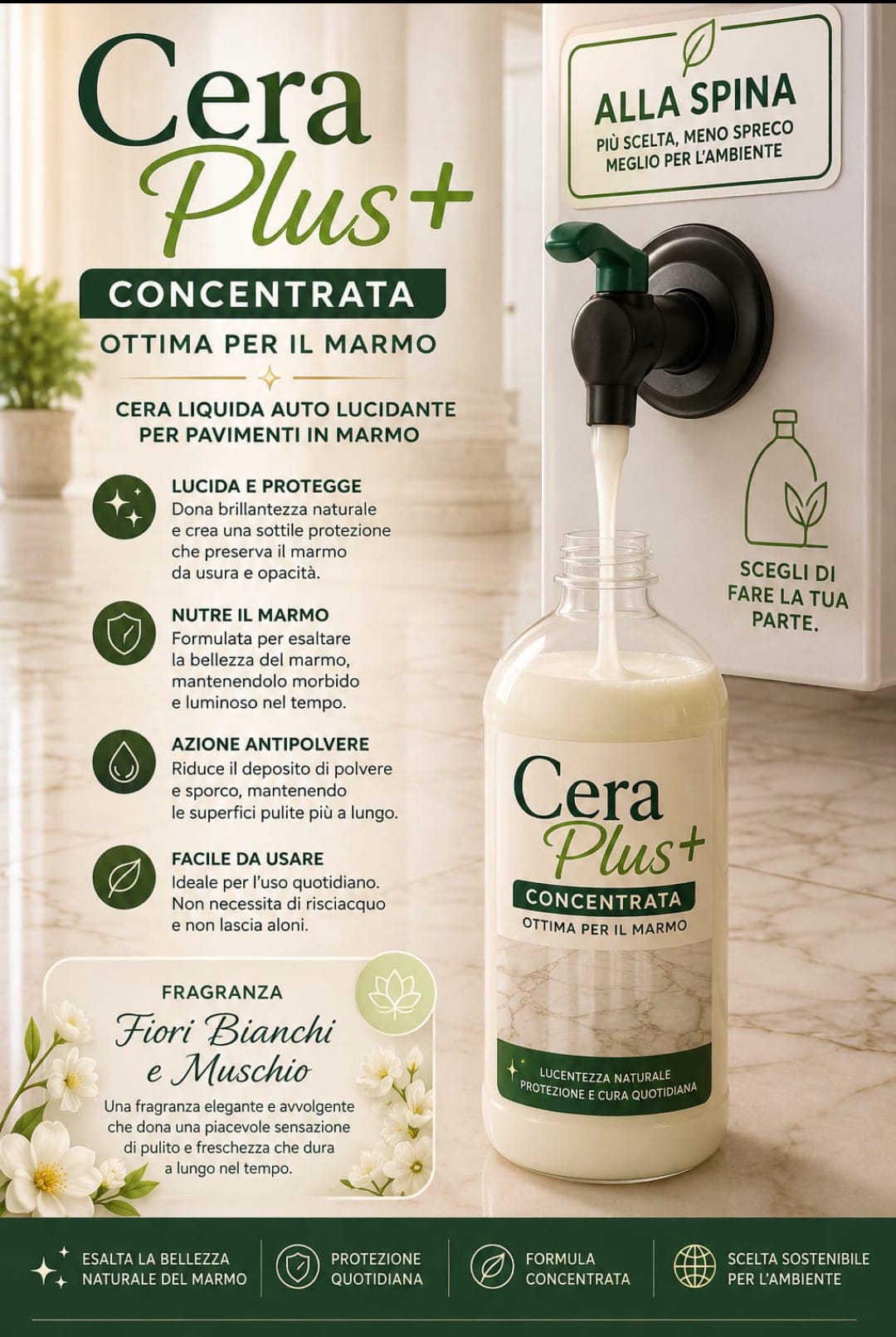 Cera plus+ marmo
