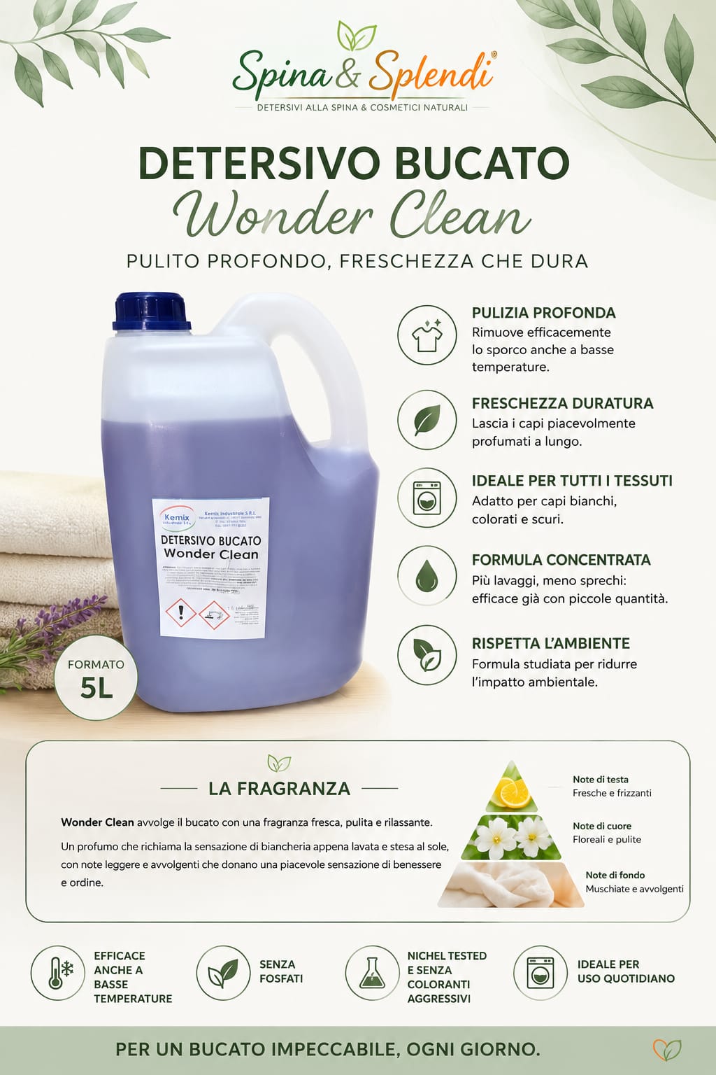 Detersivo wonder clean